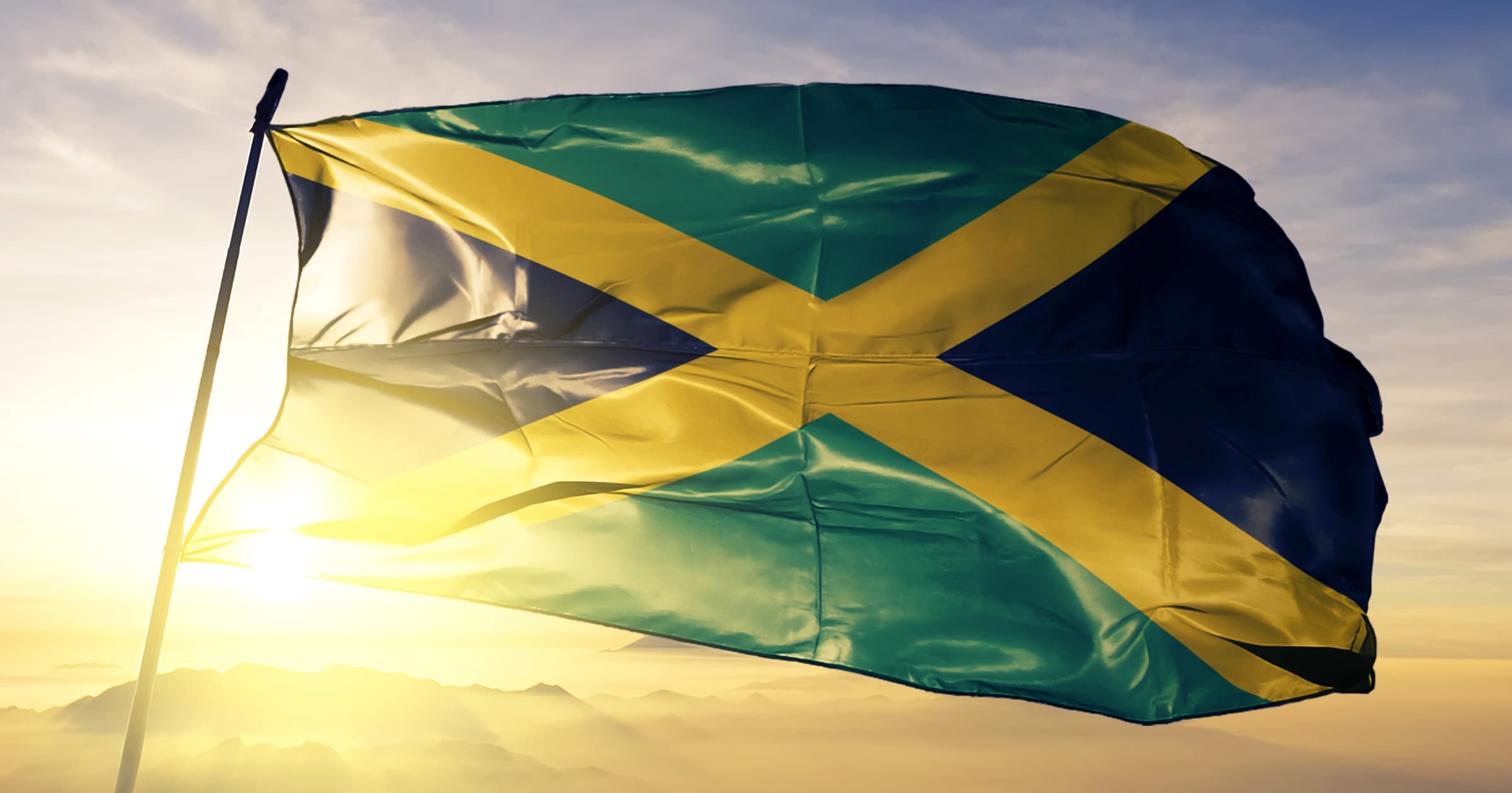 Jamaican flag representing Carnival’s $1 million hurricane relief donation